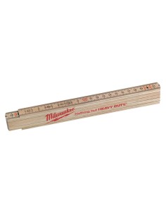 Doppio metro pieghevole a stecca sottile 2m Milwaukee