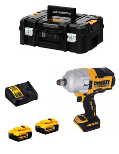 Llave de Impacto DeWALT DCF964P2T (2 x 5,0 Ah + DCB115 + TSTAK II)