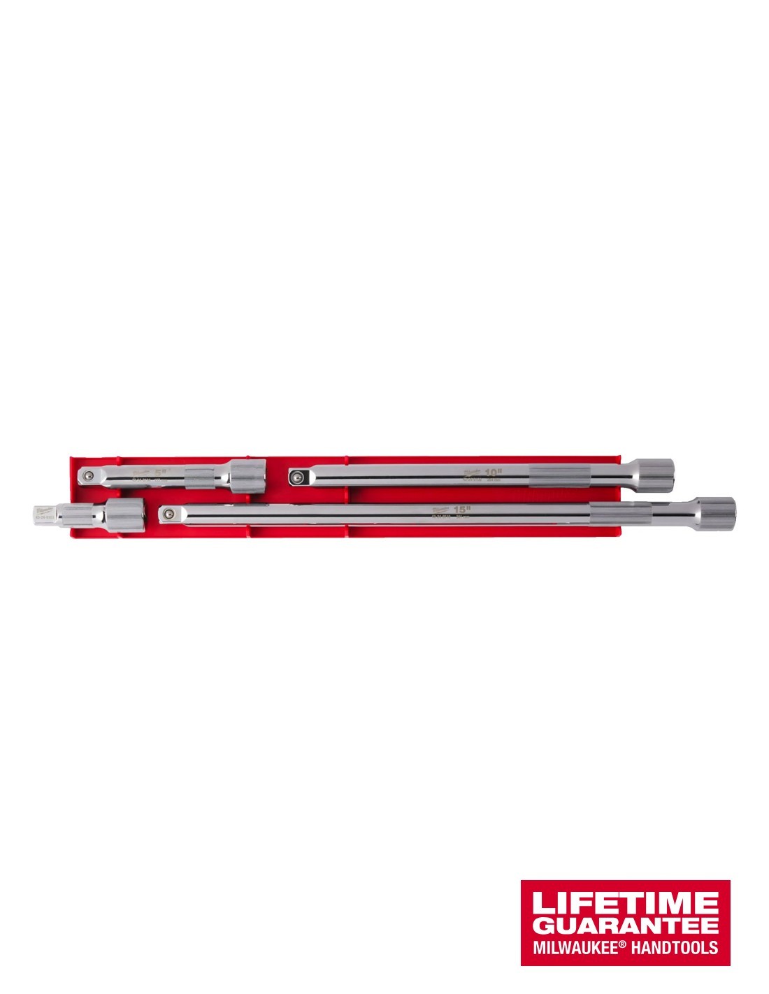 Juego de 4 extensiones de 1/2" Milwaukee