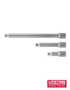 Set de rallonge à douille 1/2" Milwaukee (3 pièces)