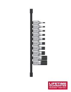 Set mit 1/2" Innensechskant Bit-Steckschlüsseleinsatz (10