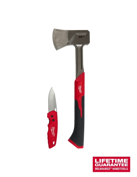 Set of axe and knife Milwaukee