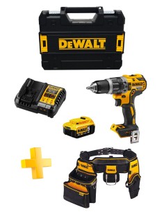 Taladro Percutor DeWALT DCD796P1T (1 x 5,0 Ah + DCB1104 + TSTAK