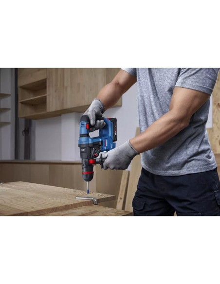 Perforateur BOSCH GBH 18V-18 X (2 x 4,0 Ah + GAL18V-40 + Sac)