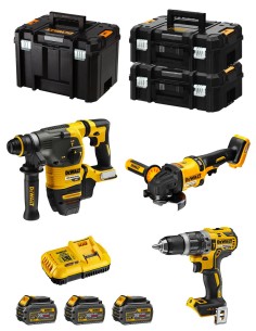 DeWALT Kit FVK381T3-QW 54V/18V (DCH333 + DCD796 + DCG418 + 3 x