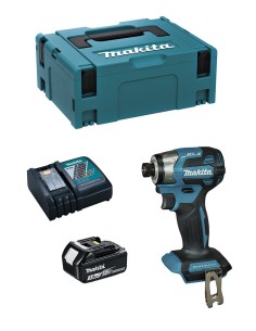 Impact Driver MAKITA DTD157RFJ1 (1 x 3,0 Ah + DC18RC + MAKPAC 2)