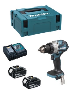 MAKITA DHP489RFJ (2 x 3,0 Ah + DC18RC + MAKPAC 2)