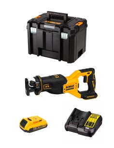 Sega Universale DeWALT DCS382D1T (1 x 2,0 Ah + DCB107 + TSTAK