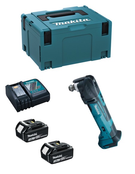 Outil Multifonction MAKITA DTM51RFJ (2 x 3,0Ah + DC18RC +