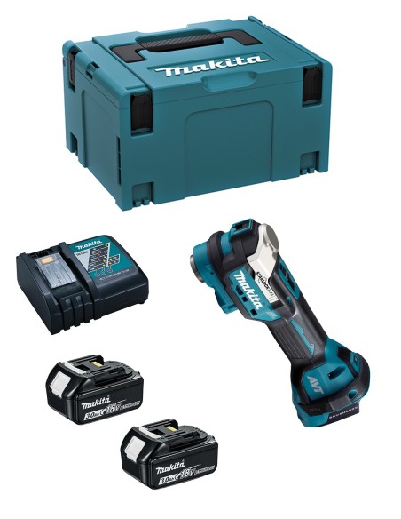 Multi-Cutter MAKITA DTM52RFJ (2 x 3,0Ah + DC18RC + MAKPAC 3)