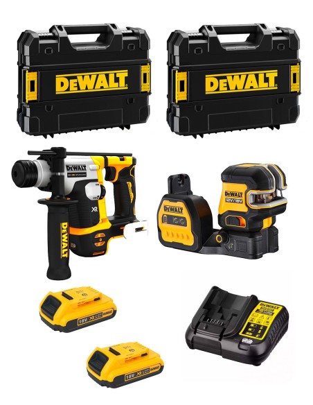 DeWALT Kit MTPROF04 (DCH172 + DCE088NG18 + 2 x 2,0 Ah + DCB107