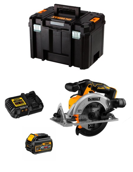 Circular Saw DeWALT DCS565T1 (1 x 54V/18V 6,0 Ah + DCB116 +