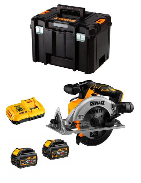 Circular Saw DeWALT DCS565T2 (2 x 54V/18V 6,0 Ah + DCB116 +