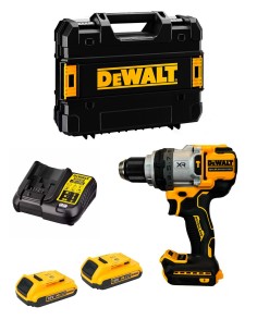 Perceuse à Percussion DeWALT DCD1007D2T (2 x 2,0 Ah + DCB107 + TSTAK II)