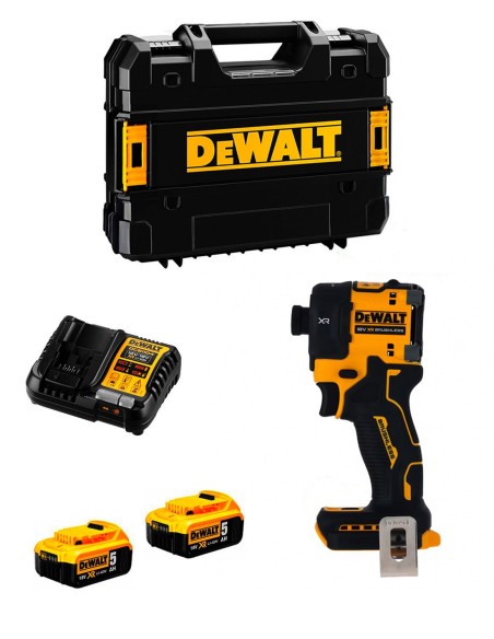 Avvitatore ad Impulsi DeWALT DCF870P2T (2 x 5,0 Ah + DCB1104 +