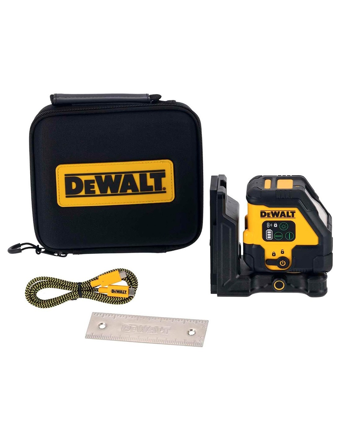 Nivel láser autonivelante USB-C Verde 2 líneas DeWALT DCLE14201GB