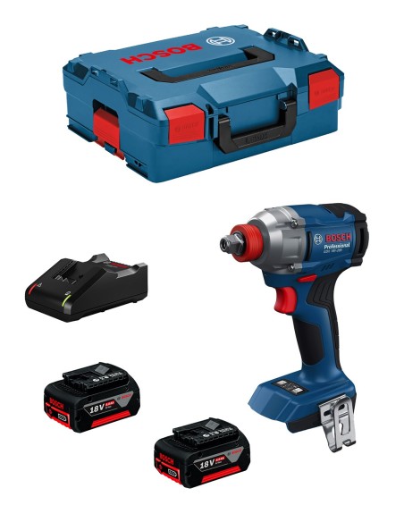 Llave de Impacto BOSCH GDX 18V-285 (2 x 4,0 Ah + GAL18V-40 +