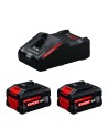 Power Set BOSCH (2 x 18V EXBA 8,0 Ah + EXAL18V-160)