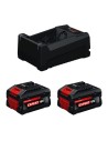 Power Set BOSCH (2 x 18V EXBA 5,5 Ah + GAL12V/18V-80)