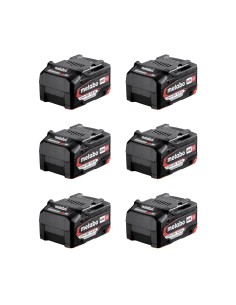 Pack mit 6 Batterien METABO 18V 5,2 Ah