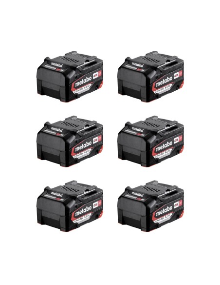Pack mit 6 Batterien METABO 18V 5,2 Ah