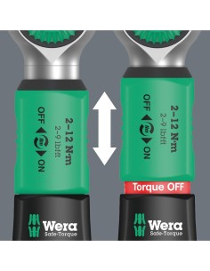 Set of Torque wrench 1/4" 2-12 Nm WERA Safe-Torque A 1 SHK (20 2