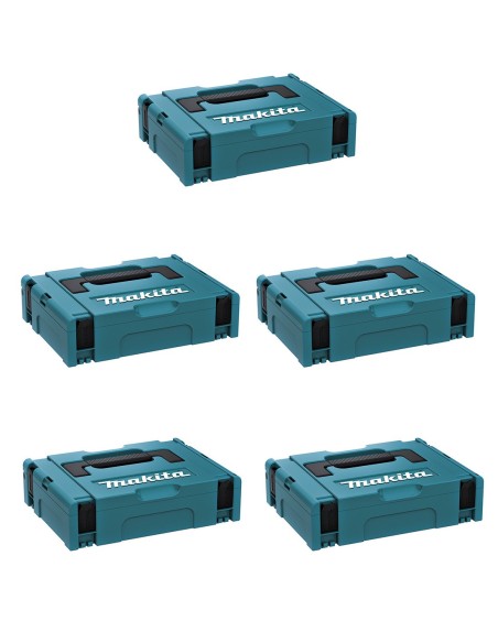 Pack de 5 Maletines MAKITA MAKPAC Tipo 1