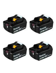 Pack of 4 baterías MAKITA BL1860 (18V - 6,0 Ah)