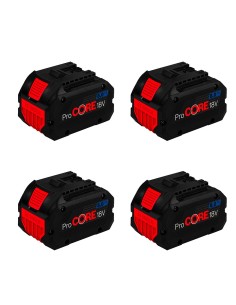 Pack de 4 baterías BOSCH GBA ProCore (18V - 8,0 Ah)