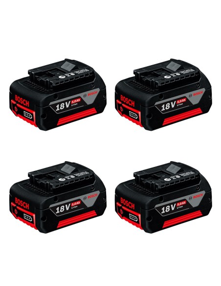 Pack de 4 baterías MAKITA GBA (18V - 5,0 Ah)