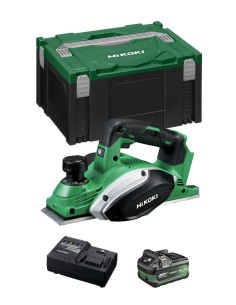 Cepillo HIKOKI P18DSLA1X (1 x 2,5Ah/5,0Ah + UC18YSL3 + Maletín