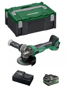 Amoladora HIKOKI G1813DAA1X (1 x 2,5Ah/5,0Ah + UC18YSL3 +