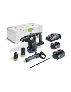 Martello Perforatore FESTOOL KHC 18 EBI-Plus (2 x 5,0 Ah + TCL6