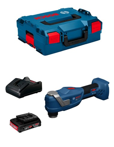 Multi-Cutter BOSCH GOP 18V-30 (1 x 2,0 Ah + GAL18V-20 + L-Boxx