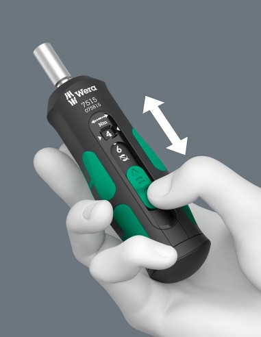 Set of 17 pieces WERA 7515/16 Kraftform Safe-Torque Speed