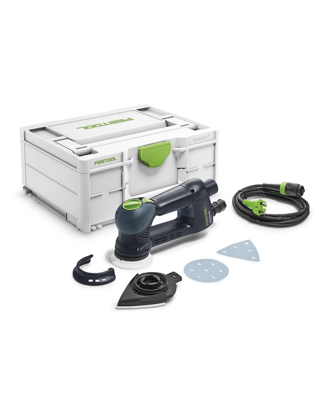 Lijadora Excéntrica FESTOOL RO 90 DX FEQ-Plus (Cuerpo solo + Systainer SYS3 M 187)