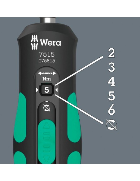 Torque screwdriver WERA 7515 Kraftform Safe-Torque Speed 2-6 Nm