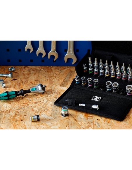 Set of Rachet 1/4" WERA 8100 SA All-in (42 pieces)
