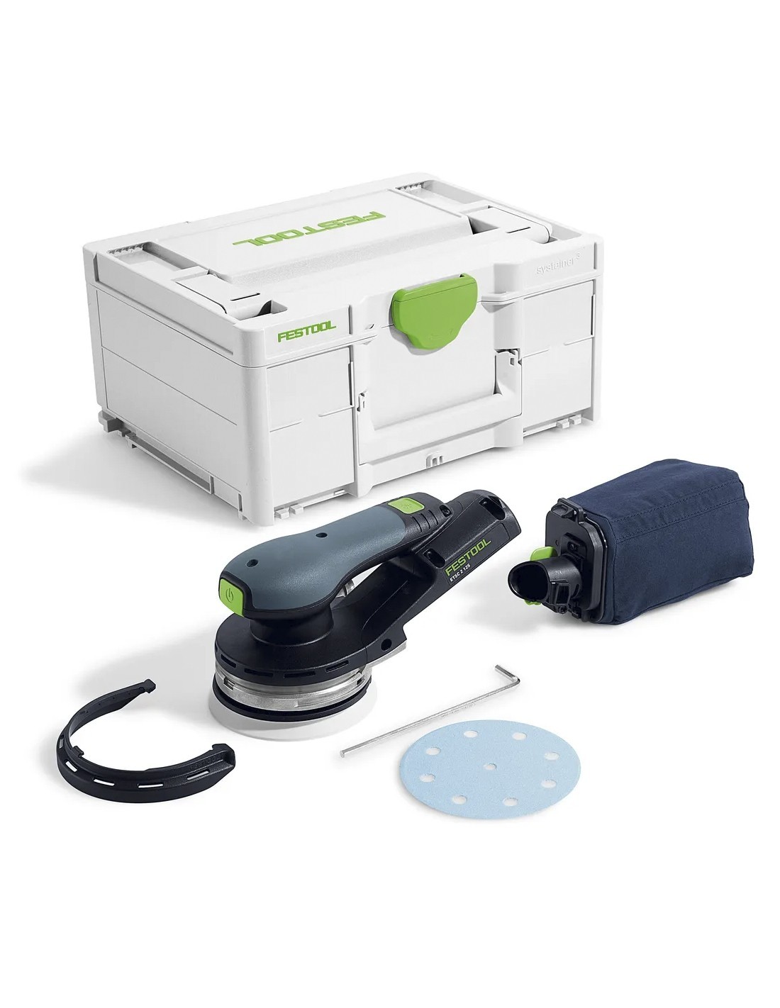 Lijadora Excéntrica FESTOOL ETSC 2 125-Basic (Cuerpo solo + Systainer SYS3 M 187)