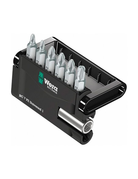 Set of screwdriver bits WERA Bit-Check 7 PZ Universal 1 (7