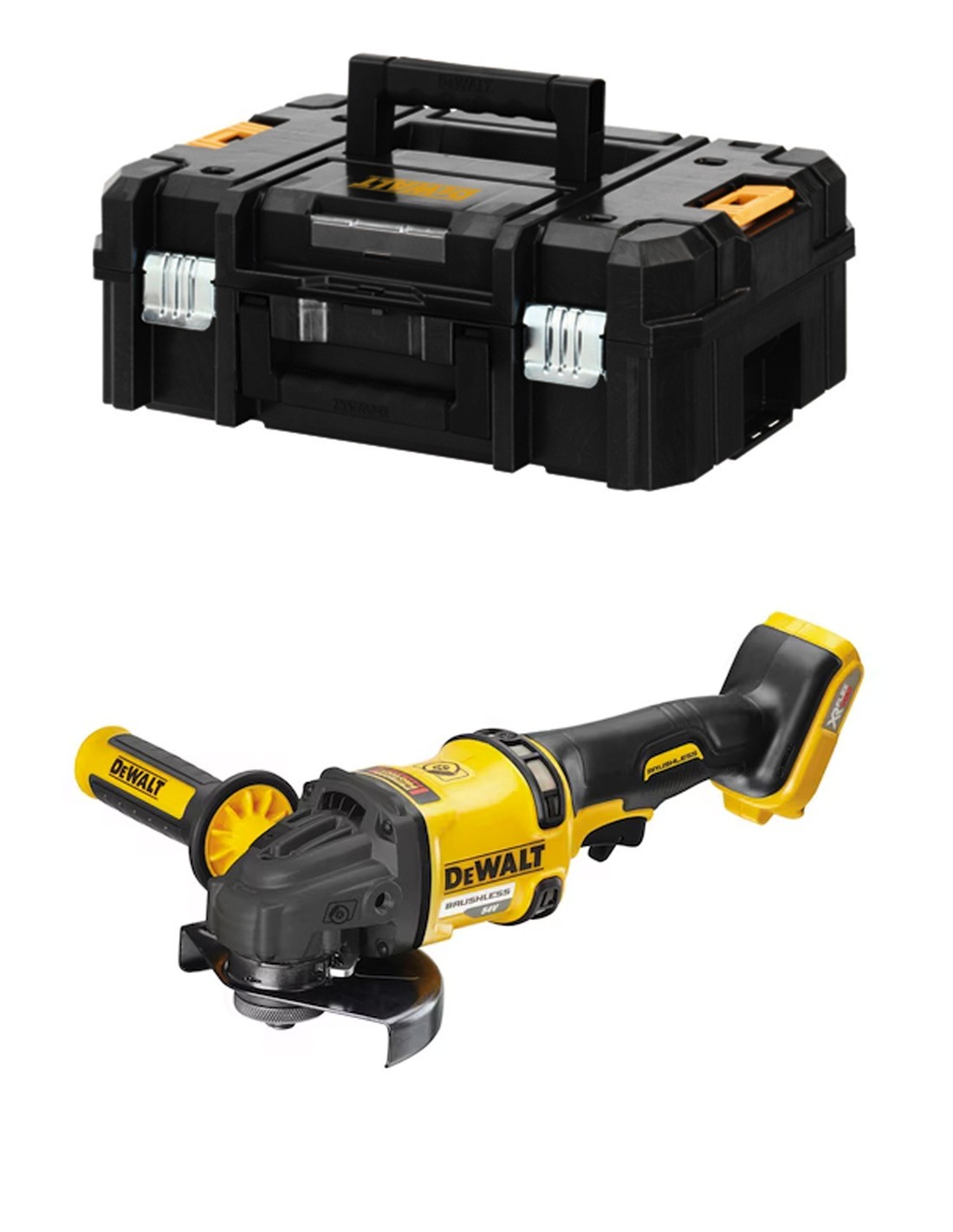 Amoladora DeWALT DCG418NT FlexVolt (Cuerpo solo + TSTAK II)