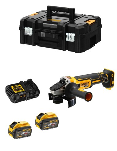 Winkelschleifer DeWALT DCG418X2 FlexVolt (2 x 54V/18V 9,0 Ah +