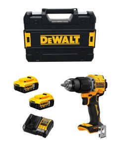 Taladro Percutor DeWALT DCD799P2T (2 x 5,0 Ah + DCB1104 + TSTAK