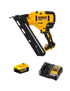 Cloueuse DeWALT DCN650P1-SK (1 x 5,0 Ah + DCB1104)