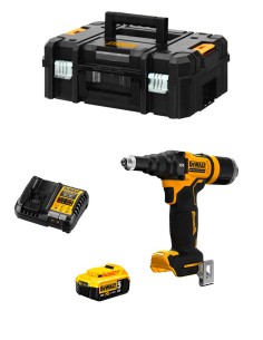 Remachadora DeWALT DCF414P1T (1 x 5,0 Ah + DCB1104 + TSTAK II)