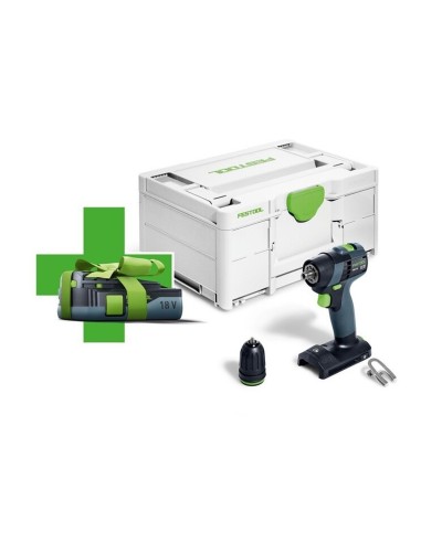 Taladro atornillador FESTOOL TXS18-Basic 3,0 (1x 3,0 Ah + SYS3