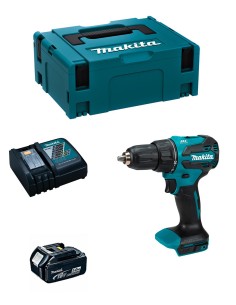 Taladro Percutor MAKITA DHP490RTJ1 (1 x 5,0 Ah + DC18RC +