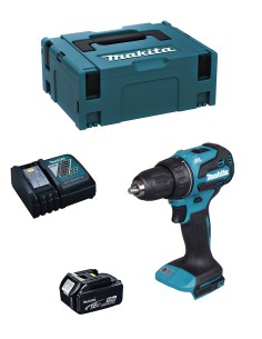Taladro Atornillador MAKITA DDF490RTJ1 (1 x 5,0 Ah + DC18RC +