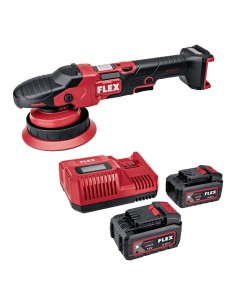 Pulidora excéntrica FLEX XCE 8 150 18-EC Set (2 x 5,0 Ah + CA 12/18V)