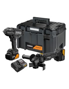DeWALT Kit DCK2225MP2T (DCF99M + DCG45M + 2 x 5,0Ah + DCB1104 +
